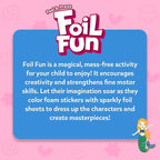 Skillmatics Foil Fun - Dress Up, No Mess Art for Kids, Craft Kits & Supplies, DIY Creative Activity, Travel Toys, Gifts for Girls & Boys Ages 4, 5, 6, 7, 8, 9, Travel Toys