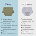 EZ Moms 6 Packs Toddler Potty Training Underwear Absorbent Training Pants Toilet Training Pants 2T-7T