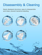 Baby Nasal Aspirator, Electric Nose Sucker with 5 Levels Suction, Soothing Light & Nursery Rhymes (White)