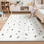 Baby Foam Play Mat-72”x 48” Baby Playmat,6-Piece Interlocking Foam Floor Tiles,Waterproof Crawling Mat,Puzzle Mat for Infants and Toddlers,Non Toxic Play Mat for Baby Tummy Time Mat(Spot)