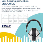 BANZ Kidz Earmuffs 2 Years & Older - Loud Noise Cancelling Kids Headphones & Toddler Ear Muffs, Size Adjustable