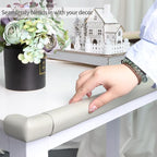 2 Pack L Shape Extra Thick Furniture Table Edge Protectors Foam Baby Safety Bumper Guard 16.4 Ft, Hearth Cushion, for Table, Fireplace, Countertop(with 8 Corners) (Gray)