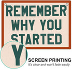 Inspirational Banner, Motivational Wall Decor, Positive Affirmations Wall Hanging, Vintage Banner Flag, Wall Flag Home Living Room Gym Dorm Office Decor, Banner for Room