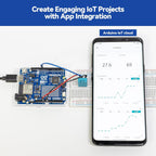 SunFounder Elite Explorer Kit with Original Arduino Uno R4 WiFi, RoHS Compliant, Bluetooth IoT ESP32 IIC LCD1602 OLED, Super Starter Kit, Online Tutorials & Video Courses for Beginners & Engineers