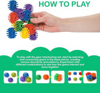 STEM Building Blocks Toys for Kids – Educational and Safe Gear Interlocking Construction Playset – Develop Creativity and Problem-Solving Skills