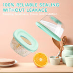 Leak-Proof Baby Food Storage Containers 8-Pack - 4oz BPA-Free Freezer & Microwave Safe Food Jars with Airtight Lids for Infants, Travel, Nurseries