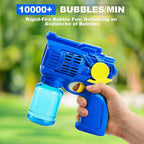 TOY Life 3 Pack Bubble Guns for Kids, Automatic Bubble Blower, Leakproof & Lightweight, Outdoor Summer Toys for Beach Travel, Easter Basket Stuffer, Party Favor, Birthday Gift for Toddlers Boys Girls