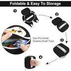 Accmor Toddler Harness Leash, Cute Excavator Child Walking Harness Tether Wristband Assistant Strap Belt Protector for Baby Boys, Collapsible Kids Leash + Anti Lost Wrist Link for Outdoor Travel Black