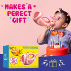 Voice Changer Toy for Kids 5-7: Animal Sounds Horn 30 Fun Sound Effects & Lights Voice Changer Device Kids Hunting Toys Nature Exploration Outdoor Toys for Boys Girls Ages 3-8 Olds, Pink