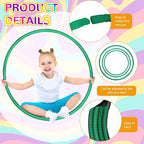 Shappy 6 Pcs Exercise Hoop Detachable Adjustable Plastic Toy Playground Toys Colored Hoop Circles for Teens Games Gymnastics Dog Agility Equipment Party Decor