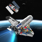 JMBricklayer Space Shuttle Building Sets for Adult, Airplane Spaceship Space Toys for Kids Teens, Gifts for adults Boys Girls 8 9 10 11 12 13 14+, Collectible Display Model with Adjustable Stand 70122