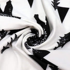 Stretchy Baby Car Seat Cover for Baby Boys and Girls,Multiuse - Nursing Breastfeeding Covers,Shopping Cart/High Chair/Stroller Covers,Infinity Scarf,Car Seat Canopies(Ink Bear)