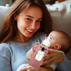 BUSOHA 3 Pack Koalas Silicone Sleeves for Dr. Brown's Glass Baby Bottles - Drop Protection Baby Bottle Sleeves Compatible with Dr Brown Newborn Glass Bottles with Silicone Handles,4 oz