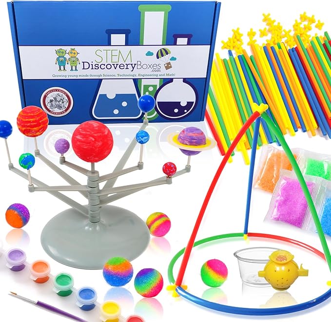 Stem Learning 6 Monthly Subscription Box Kits w/ 18 Projects - Summertime Remote School Building Toys - Science, Technology, Engineering, Mathematics - Activities for Kids Boys & Girls Ages 7-12
