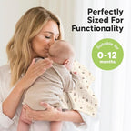 Organic Burp Cloths Baby Boy, Girl - 6-Pack Large Cotton Burping Cloths for Babies, Spit Up Rags, Super Absorbent, Ultra Soft Newborn Rag, Gender Neutral, Machine Washable, Durable (Prairie)