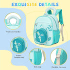SUN EIGHT Kids Backpack with Plush Toy – Cute & Durable School Bag for Toddlers and Kindergarten
