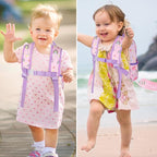 Accmor Toddler Backpack Leash, Cute Unicorn Baby Backpacks with Anti Lost Wrist Link, Mini Kids Backpack Leash Walking Harness for Outdoor Travel, Small Backpack Tether for Boys Girls 1-3 (Pink)