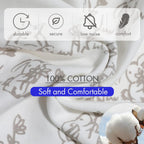 Organic Baby Swaddle Sleep Sacks, 4-Pack Swaddles for Newborns Baby Essentials, Infant 0-3 Months, 100% Cotton Soft & Snug Adjustable Wrap Nursery Swaddling Blankets Improves Sleep