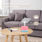 300ML Air Diffuser for Essential Oils, Ultrasonic Aromatherapy Diffuser, Remote Control Aroma Diffuser Humidfer, 7Color Changing LED Light,Auto-Off, Timer for Home, Bedroom, Office, Kids.