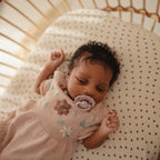 mushie Extra Soft Muslin Fitted Crib Sheet | 192 Thread Count | 28"x 52" (Bloom)