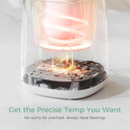 Momcozy Bottle Warmer, Fast Bottle Warmers for All Bottles with Timer, Accurate Temperature Control and Automatic Shut-Off, Multifunctional Bottle Warmer for Breastmilk