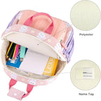 GAGAKU Toddler Backpack for Girls - Kids Mini Backpacks 2-6 years old Cartoon Breathable Comfortable Preschool Backpack for School Travel - Pink Cat