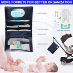 Diaper Bag Tote: Mommy Bag, Baby Bag for Boy and Girl, Mom Hospital Bag, Twins or 2 Kids Diapers Bag