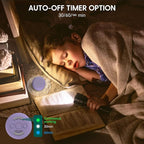 White Noise Machine Babelio Mini Sound Machine for Adults Kids Baby | 15 Non-looping Sounds | Timer | Easy to Pocket and Travel - Purple