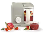 BEABA Babycook Solo 4 in 1 Baby Food Maker, Baby Food Processor, Steam Cook + Blend, Lrg Capacity 4.5 Cups 27 Servings in 20 Mins, Cook Healthy Baby Food at Home, Dishwasher Safe, Cloud