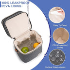 Breastmilk Cooler Bag with Ice Pack Fits 6 Baby Bottles Up to 9 Ounce