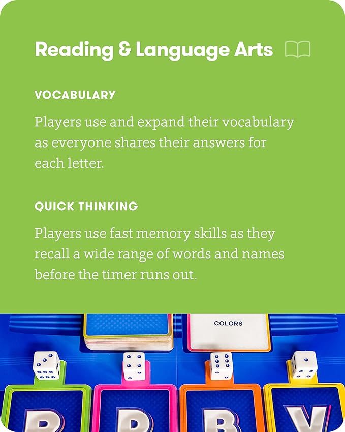 SimplyFun Get 4 and Score - A Communication Game for Kids That Tests Your Memory and Vocabulary Skills! - Educational Learning Game - 2 to 8 Players - for Kids Ages 8 & Up