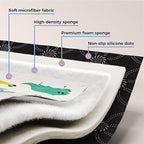 Baby Play Mat 71" X 59" Playpen Mat Upgraded Thicken Baby Floor Play Mat Non-Slip Cushioned Crawling Mat Waterproof Activity Playmats for Babies Toddlers Infants (71X59, Letter Dino)