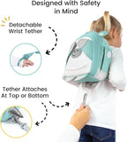 Toddler Backpack Leash - Baby Walking Harness & Anti-Lost Wrist Tether - Kids Backpack 5 Storage Pockets and 2 Adjustable Child Leashes for Kids 1, 2,3,4,5,6,7 Years Old - Ultra-Soft - Unicorn