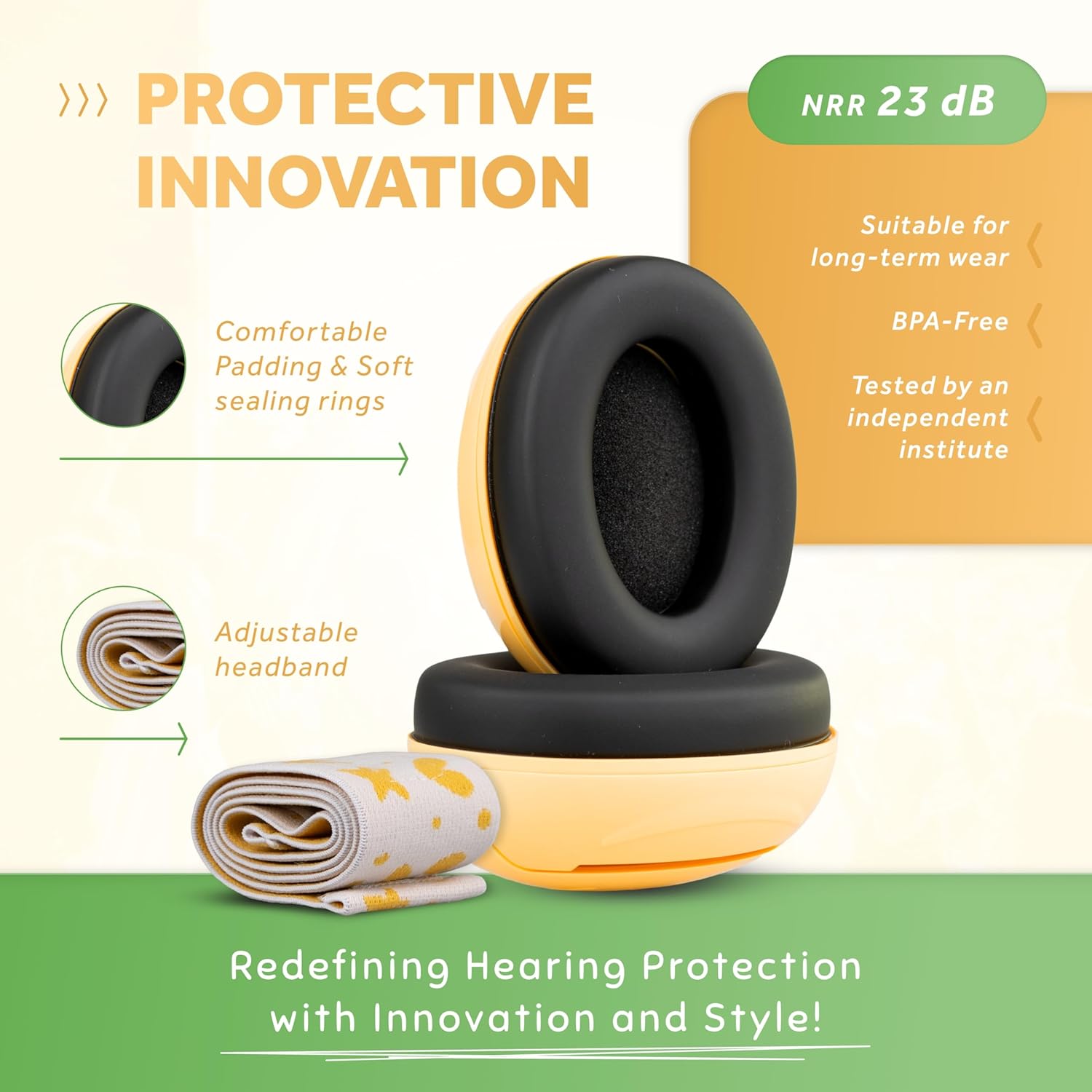 Schallwerk ® Mini+ Baby Ear Muffs – Infant Noise Cancelling Headphones, Toddler Ear Protection, Baby Headphones for Noise