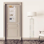 ANTIS'S HOME Nursery Over The Door Organizer Boho Decor Nursery Storage with 4 Large Woven Pockets, Macrame Nursery Organizers and Toys Storage, Behind Door for Bathroom, Bedroom