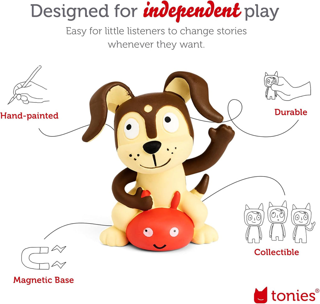 Toniebox Audio Player Starter Set with Spidey, Ghost-Spider, Spin, Black Panther, and Playtime Puppy - Listen, Learn, and Play with One Huggable Little Box - Light Blue
