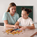 Jigfoxy Wooden Puzzles for Adults, The Vase Cat Wood Puzzles Adult, Unique Animal Shape Wooden Jigsaw Puzzles for Adults, Birthday Gifts for Puzzle Lovers, Family, Friend (S-7.4 * 7.7in-86pcs)