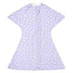 SleepingBaby Zipadee-Zip Transition Swaddle - Cozy Baby Swaddle Blanket with Zipper Convenience - Roomy Wearable Blanket for Easy Diaper Changes - Paperwhite Flowers, Large (12-24 Month)