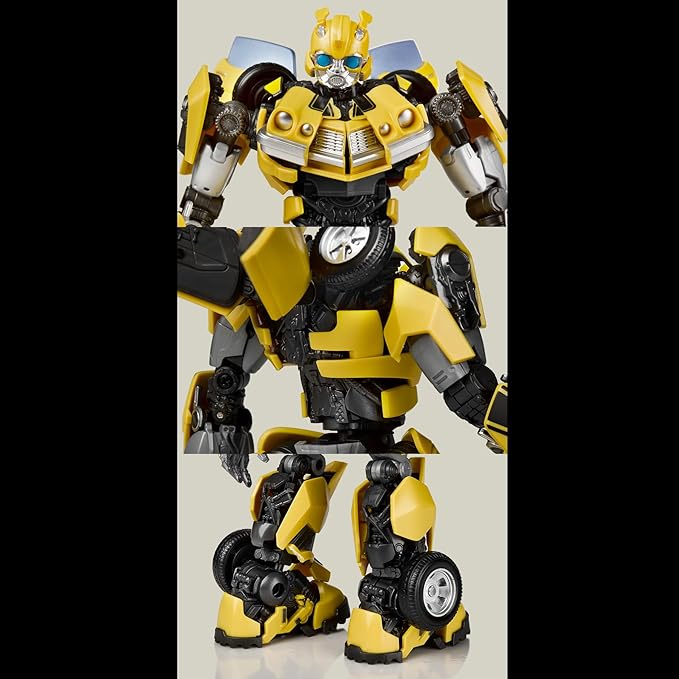 YOLOPARK Bumblebee Transformers Toy Rise of The Beasts Action Figure,Highly Articulated 6.5 Inch Transformer Toys for Boys Girls 8 Years Old and Up,No Converting Bumblebee Model Kit