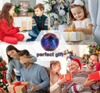 Gear Ball for ADHD 3D Printed Gear Ball Steampunk Whirling Wonder Fidget Toy Gearsphere Gear Ball for Stress and Anxiety Relaxing Fidget Ball Ideal for Sensory Needs and Autism (Laser Yellow Red Blue)