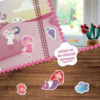 Stick4Ever Jelly Sticker Book - for Kids - Waterproof, Easy to Clean Jelly Stickers for Kids - Reusable Sticker Book for Toddlers with 50 Pc of Reusable Stickers (Wonderland)