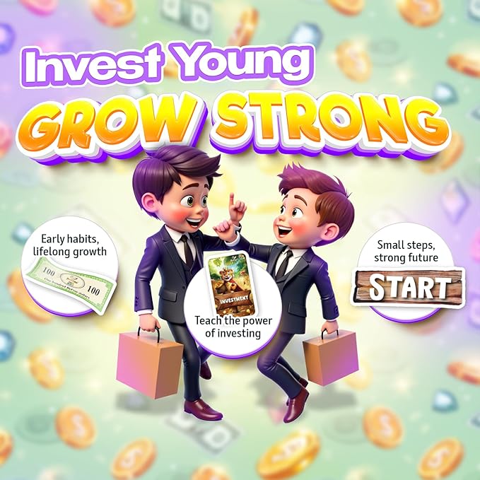 BeFree for KIDS – Fun Money & Financial Literacy Board Game | Teach Kids Smart Money Skills, Investing & Saving | Educational Strategy Game for Ages 7+ | Great for Family Game Night & Cash Flow Learn!