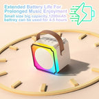 Mini Karaoke Machine for Kids Adults, Portable Bluetooth Speaker with 2 Wireless Microphones, Birthday Toys for Girls Ages 4 5 6 7 8 9 10 11 12+ Years Old Toddler