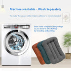 Baby Lounger for Newborns, Baby Nest & Floor Cushion, Soft Cotton, Portable Diaper Changing Pads for Boys & Girls 0-12 Months (Dark Gray)