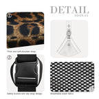 Baby Sling Carrier Newborn to Toddler Adjustable One-Shoulder Design with Safety Buckle, Soft & Lightweight Sling Baby Carrier 10-30 lbs(Mesh,Brown Leopard)