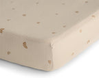 mushie Extra Soft Muslin Fitted MINI Crib Sheet | 24"x 38" (Rainbows)