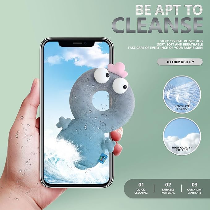 Baby Head Protector,Adjustable Baby Head Protection Backpack (Gray Weirdo)