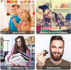 Fidget Spinners for Adults and Kids, Stress Anxiety ADHD Relief Figets Toy, Metal Finger Hand Spinner Toys with Luminous Light, Fidget Spinner Need Absorb Light Then Release in Dark