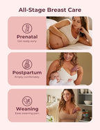 Momcozy M5 Breast Pump & A1 Lactation Massager Combo -Wearable Breast Pump with Double-Sealed Flange (3 Modes/9 Levels) + 2-in-1 Lactation Massager (Heat & Vibration) for Clogged Ducts & Milk Flow