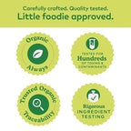 Plum Organics Mighty 4 Organic Toddler Food - Strawberry, Banana, Greek Yogurt, Kale, Amaranth, and Oat - 4 oz Pouch (Pack of 4) - Organic Fruit and Vegetable Toddler Food Pouch